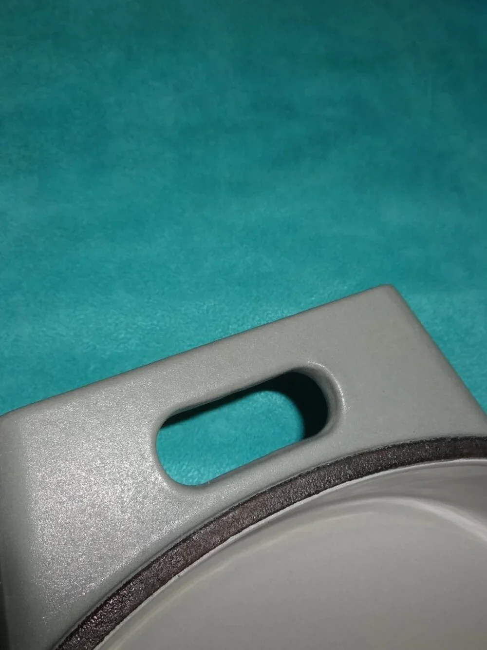 Pampered Chef Gray 1 Quart Enameled Heavy Cast Iron Baker w Handles 10